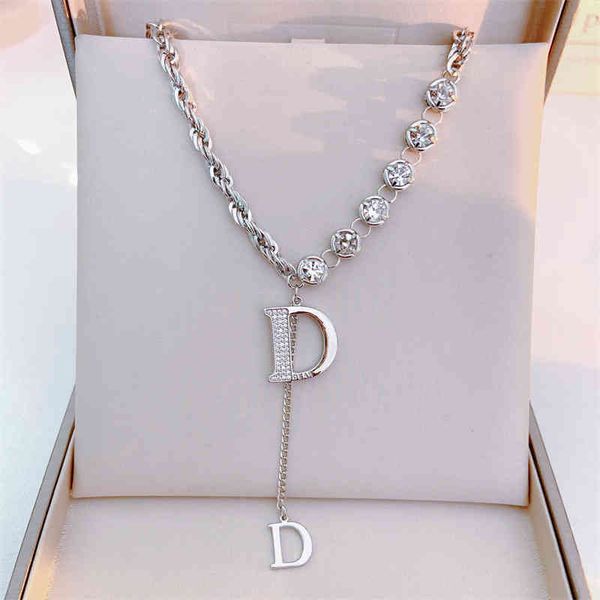 2022 women's fashion all-match high-quality new personality necklace brand wholesale autumn and dijia letter sense light luxury simple, Silver
2022 women's fashion all-match high-quality new personality necklace brand wholesale autumn and dijia letter sense light luxury simple, Silver