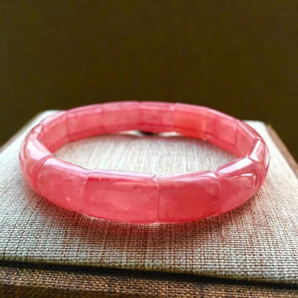 genuine natural rose rhodochrosite red clear rectangle beads bracelet healing bangle lady 13x11mm, Silver
genuine natural rose rhodochrosite red clear rectangle beads bracelet healing bangle lady 13x11mm, Silver