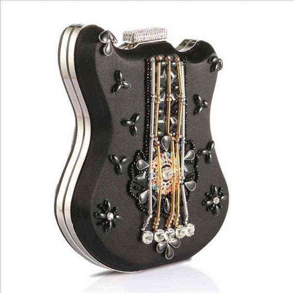 stylish creative personalized violin shaped chain dress music handbag crystal wedding bead clutch purse evening bags for women 220616
stylish creative personalized violin shaped chain dress music handbag crystal wedding bead clutch purse evening bags for women 220616