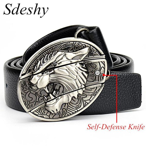 mutil-function belt for men genuine leather cowhide belt novelty alloy buckle with a knife fashion punk style straps belt gift 201267v, Black;brown
mutil-function belt for men genuine leather cowhide belt novelty alloy buckle with a knife fashion punk style straps belt gift 201267v, Black;brown