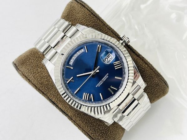 presidential stylish men's date log watch automatic mechanical movement sapphire glass stainless steel strap blue dial, Slivery;brown
presidential stylish men's date log watch automatic mechanical movement sapphire glass stainless steel strap blue dial, Slivery;brown