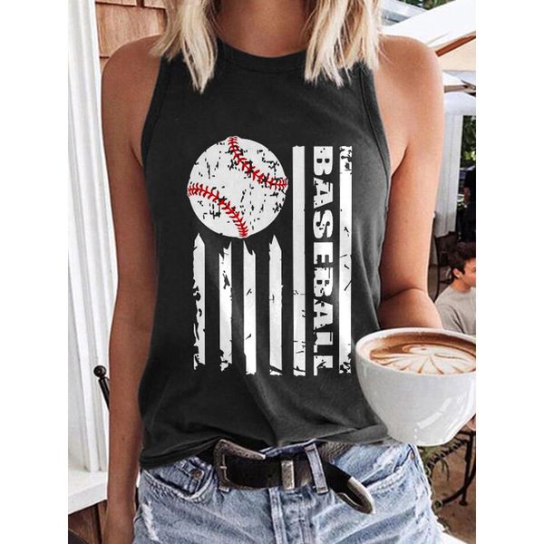 baseball print women's sports casual fashion streetwear tank off shoulder sleeveless o-neck vest female ladies camisole 220706, White
baseball print women's sports casual fashion streetwear tank off shoulder sleeveless o-neck vest female ladies camisole 220706, White