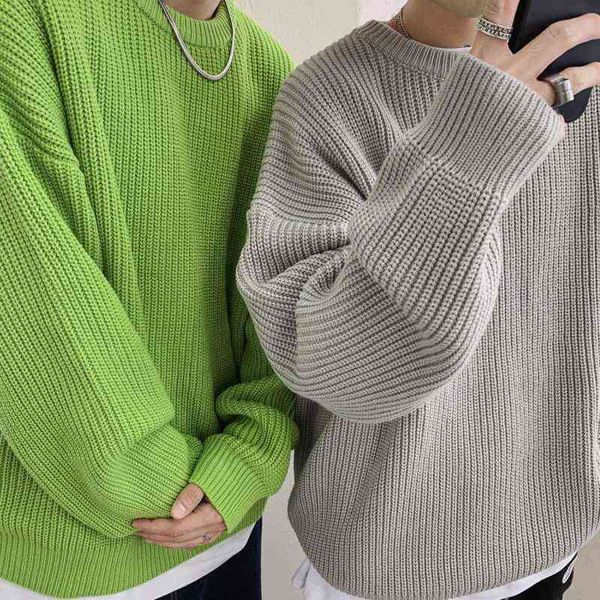 men crewneck sweaters pure color knitted sweaters autumn winter casual pullover streetwear basic color sweater jumper male t220730, White;black
men crewneck sweaters pure color knitted sweaters autumn winter casual pullover streetwear basic color sweater jumper male t220730, White;black