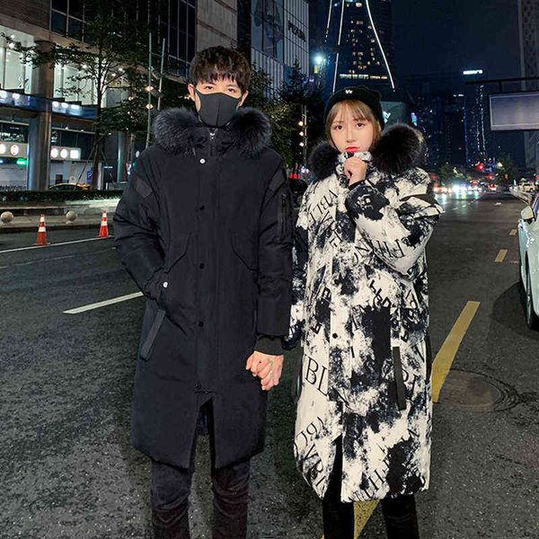 jacket men's down mid long winter trend hooded coat couple's winter new thickened warm men's and women's camo graffiti b, Black
jacket men's down mid long winter trend hooded coat couple's winter new thickened warm men's and women's camo graffiti b, Black