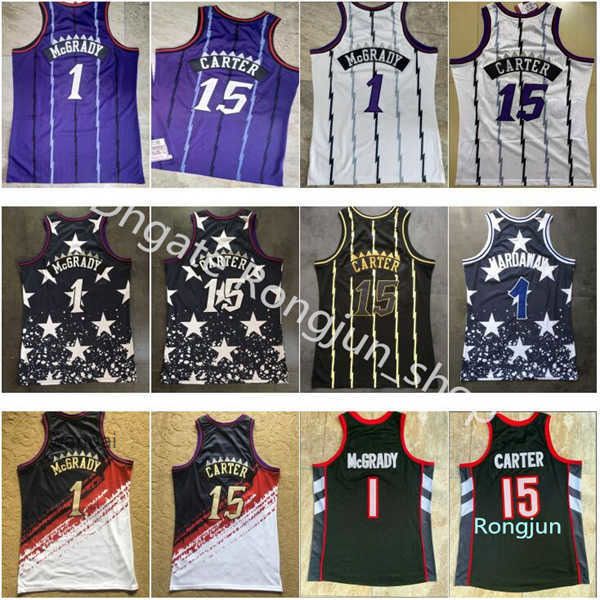 real stitched retro basketball jerseys authentic embroidery #1 tracy #15 vince mcgrady carter white blue black red jersey
real stitched retro basketball jerseys authentic embroidery #1 tracy #15 vince mcgrady carter white blue black red jersey