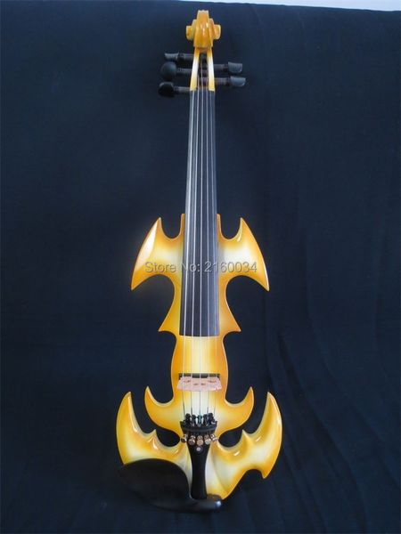 original design crazy-1 song yellow electric violin solidwood 5 string 4/4 
original design crazy-1 song yellow electric violin solidwood 5 string 4/4