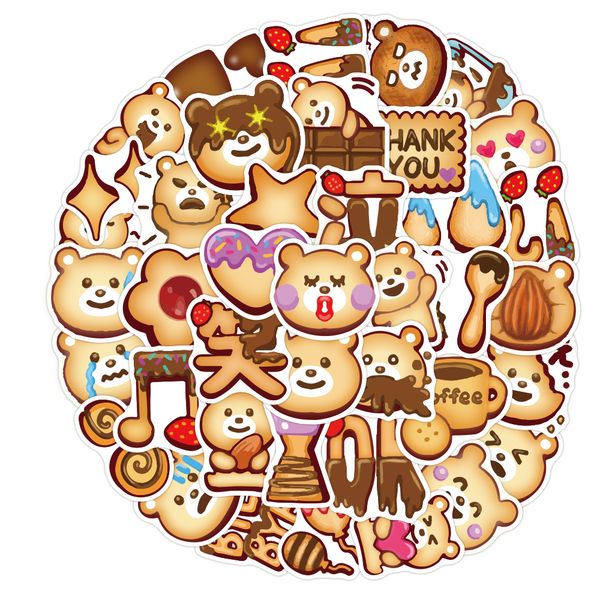 40pcs cute lapsticker pack cartoon chocolate bear for luggage account skateboard decoration material decals waterproof
40pcs cute lapsticker pack cartoon chocolate bear for luggage account skateboard decoration material decals waterproof