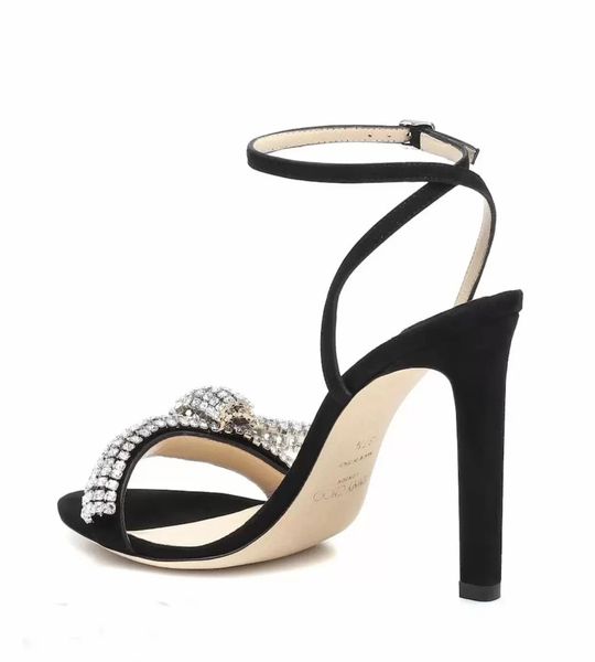 women sandals famous brand thyra party wedding bridal dress shoes crystal-embellished gladiator sandals suede pumps round toes stiletto heel, Black
women sandals famous brand thyra party wedding bridal dress shoes crystal-embellished gladiator sandals suede pumps round toes stiletto heel, Black