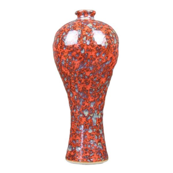 chinese old red glaze porcelain red spotted plum bottle vase, Silver
chinese old red glaze porcelain red spotted plum bottle vase, Silver
