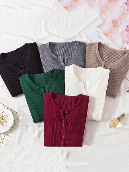 aossviao 2022 autumn winter button v neck sweater women basic slim pullover women sweaters and pullovers knit jumper ladies, White;black
aossviao 2022 autumn winter button v neck sweater women basic slim pullover women sweaters and pullovers knit jumper ladies, White;black