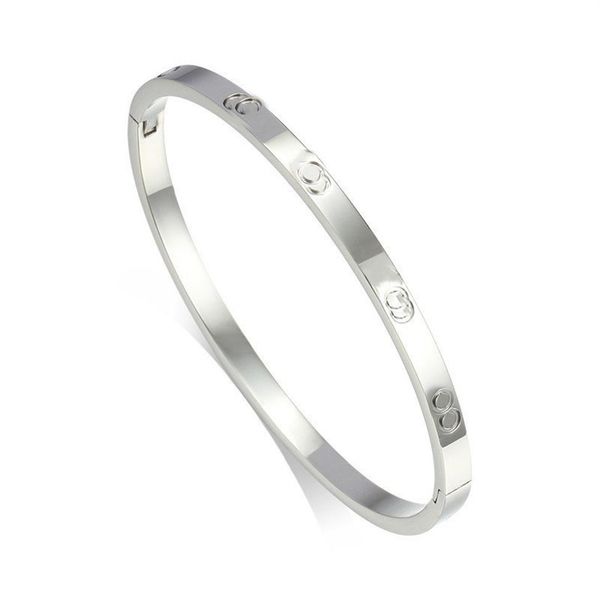 women lovers bracelet silver gold bangles men luxury designer jewelry titanium steel couple simple fashion diamond custom 6mm cuff237k, Golden;silver
women lovers bracelet silver gold bangles men luxury designer jewelry titanium steel couple simple fashion diamond custom 6mm cuff237k, Golden;silver