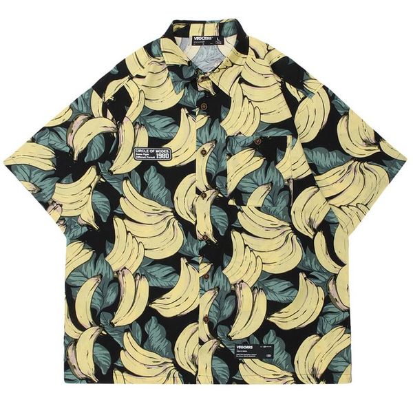 men's casual shirts mens oversize hawaii short sleeve banana printed turn-down collar shirt 2022 summer hiphop male tropical top, White;black
men's casual shirts mens oversize hawaii short sleeve banana printed turn-down collar shirt 2022 summer hiphop male tropical top, White;black