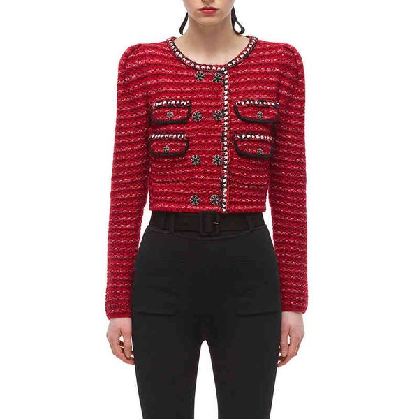women's sweaters tweed wool knitted cardigan jacket female short paragraph slim thick outer wear sweater autumn ladies r3zr, White;black
women's sweaters tweed wool knitted cardigan jacket female short paragraph slim thick outer wear sweater autumn ladies r3zr, White;black