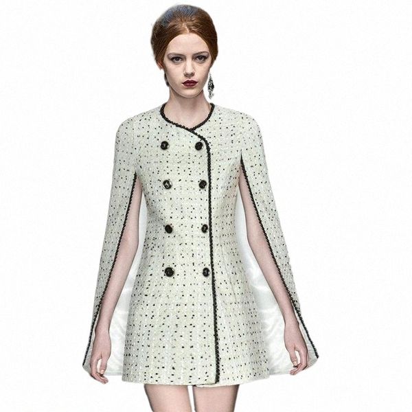 women's wool & blends fashion designer autumn casual overcoat coat woman double breasted beading raglan sleeves high street l3wo#, Black
women's wool & blends fashion designer autumn casual overcoat coat woman double breasted beading raglan sleeves high street l3wo#, Black