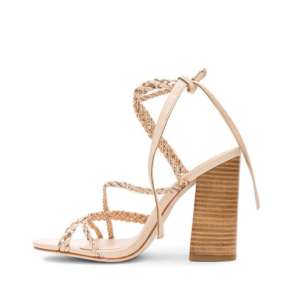 2022 leather sheepskin gladiator sandals wood chunky high heels pumps women summer open-toe lace-up narrow band braiding braids cross-tied a, Black
2022 leather sheepskin gladiator sandals wood chunky high heels pumps women summer open-toe lace-up narrow band braiding braids cross-tied a, Black