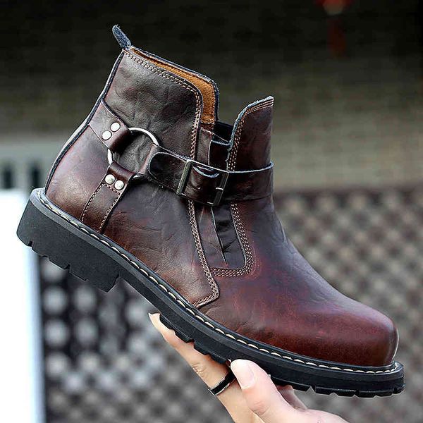 99521 men's shoes tooling boots outdoor martin large scalp autumn and winter size high leather upper, Black
99521 men's shoes tooling boots outdoor martin large scalp autumn and winter size high leather upper, Black