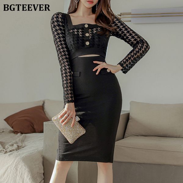 stylish square collar women package hip dress long sleeve bird lattice single-breasted female bodycon split dress, Black;gray
stylish square collar women package hip dress long sleeve bird lattice single-breasted female bodycon split dress, Black;gray