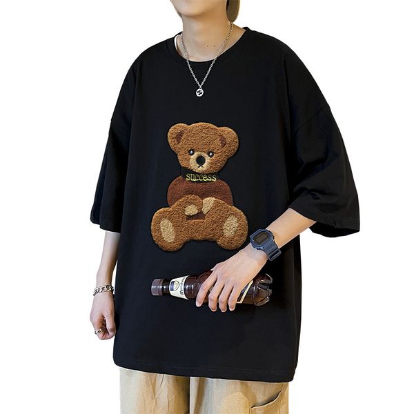 men's t-shirts 3d gothic teddy bear short sleeves tee urban asian hip hop streetwear, White;black
men's t-shirts 3d gothic teddy bear short sleeves tee urban asian hip hop streetwear, White;black