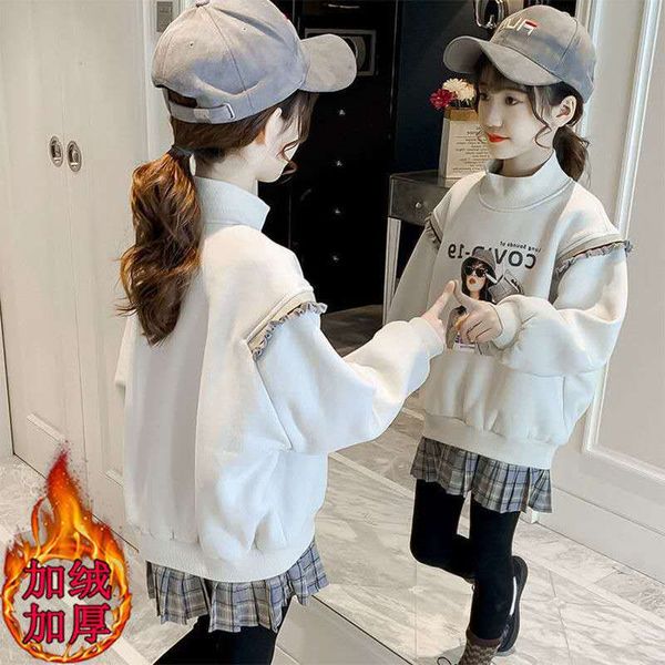 clothing sets children's clothing girls suits autumn models 2021 new korean casual children's sweater suits big children's wo, White
clothing sets children's clothing girls suits autumn models 2021 new korean casual children's sweater suits big children's wo, White