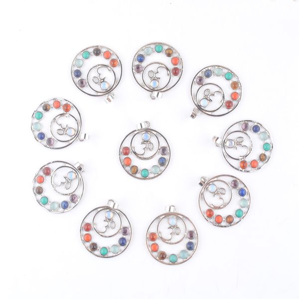 natural gemstone choko round pendant healing reiki chakra meditating figure charm dn3633, Silver
natural gemstone choko round pendant healing reiki chakra meditating figure charm dn3633, Silver