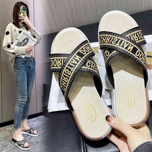 spring summer 2022 wear toe outside home breathable wear-ristant women's 11 2022 brand luxury fashion design ladies slippers, Black
spring summer 2022 wear toe outside home breathable wear-ristant women's 11 2022 brand luxury fashion design ladies slippers, Black