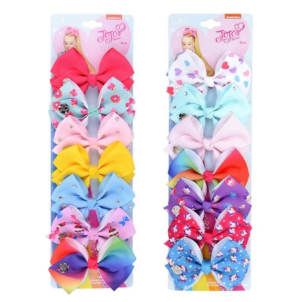 3.5 inch kids hair clip 7 colors one set polyester ribbon children cocked bow hairpin baby headwear girls hair accessories, Slivery;white
3.5 inch kids hair clip 7 colors one set polyester ribbon children cocked bow hairpin baby headwear girls hair accessories, Slivery;white