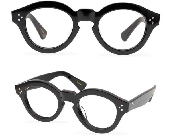 men optical glasses frame brand thick spectacle frames vintage fashion round eyewear for women the mask handmade myopia eyeglasses with case, Silver
men optical glasses frame brand thick spectacle frames vintage fashion round eyewear for women the mask handmade myopia eyeglasses with case, Silver