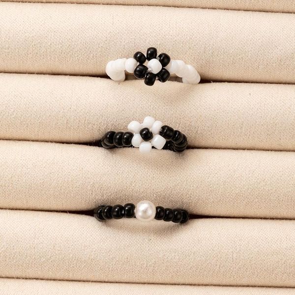 cluster rings 3pcs/sets ins fashion handmade bead joint ring sets for women pretty flowers adjustable jewelry accessories anillo 2078, Golden;silver
cluster rings 3pcs/sets ins fashion handmade bead joint ring sets for women pretty flowers adjustable jewelry accessories anillo 2078, Golden;silver