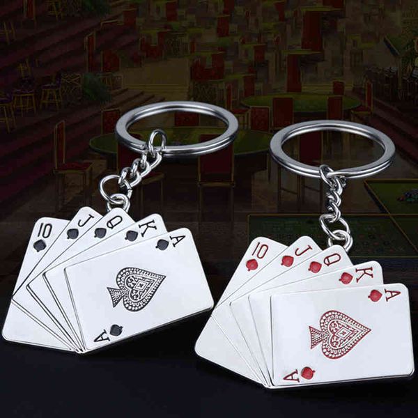 new stainless steel poker keychain charms funny keyring key holder fashion accessories g220421, Silver
new stainless steel poker keychain charms funny keyring key holder fashion accessories g220421, Silver