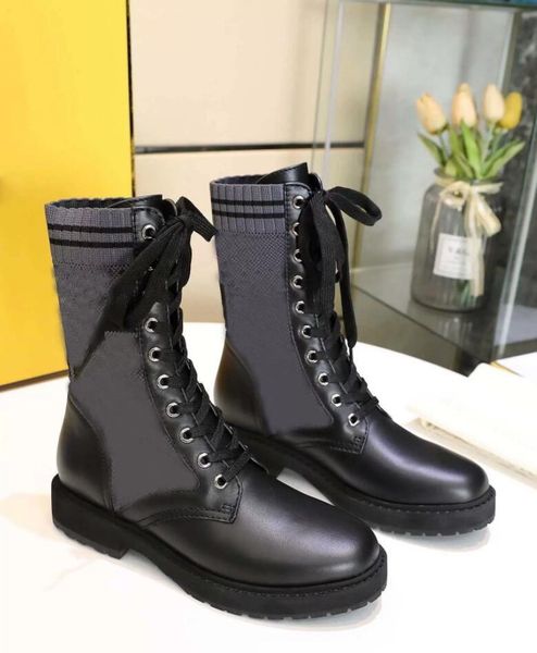2022 luxury designer women rockoko outdoor shoes black leather biker boots with stretch fabric lady combat ankle flat size eur 35-42 1top
2022 luxury designer women rockoko outdoor shoes black leather biker boots with stretch fabric lady combat ankle flat size eur 35-42 1top