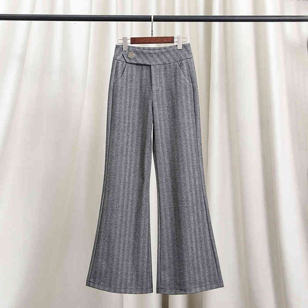 women's shorts grey herringbone wool wide leg pants for women in autumn and winter high waist micro bell thin thickened, White;black
women's shorts grey herringbone wool wide leg pants for women in autumn and winter high waist micro bell thin thickened, White;black