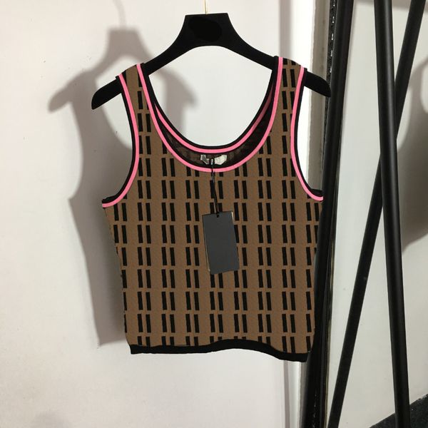 casual letter jacquard knits vest full alphabet suspender tanks summer knitted sleeveless tees, White
casual letter jacquard knits vest full alphabet suspender tanks summer knitted sleeveless tees, White