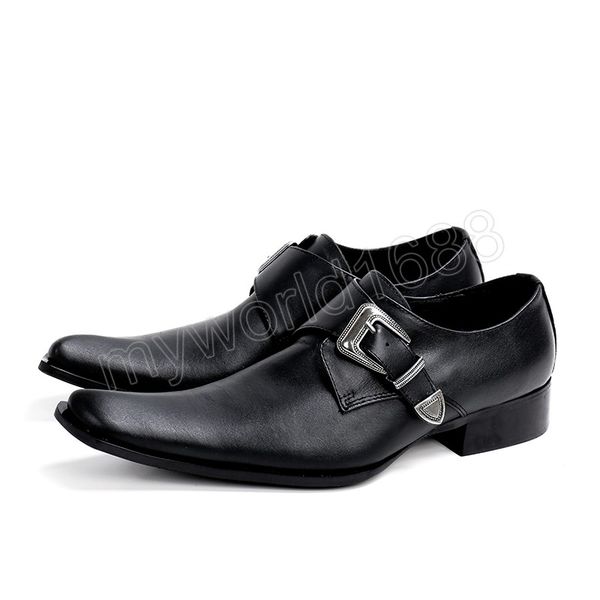 classic black genuine leather men oxford shoes pointed toe buckle man business office shoes
classic black genuine leather men oxford shoes pointed toe buckle man business office shoes