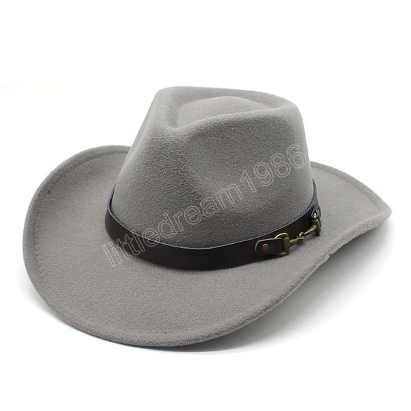 vintage men western cowboy hat with belt decoration wide brim cowgirl jazz cap vaquero sombreros vaqueros para mujer, Blue;gray
vintage men western cowboy hat with belt decoration wide brim cowgirl jazz cap vaquero sombreros vaqueros para mujer, Blue;gray