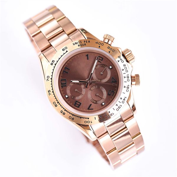stainless steel strap movement watch automatic rise gold watch sport mechanical 40mm multi-dial 904l golden watches, Slivery;brown
stainless steel strap movement watch automatic rise gold watch sport mechanical 40mm multi-dial 904l golden watches, Slivery;brown