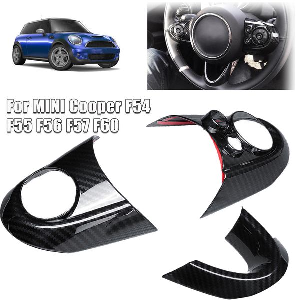 3pcs carbon fiber steering wheel trim cover for bmw mini cooper f54 f55 f56 f57 f60 steering wheel trim cover car accessories
3pcs carbon fiber steering wheel trim cover for bmw mini cooper f54 f55 f56 f57 f60 steering wheel trim cover car accessories
