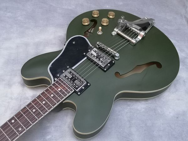 2022 satin green guitar semi hollow body chris cornell audioslve custom guitar matte finish
2022 satin green guitar semi hollow body chris cornell audioslve custom guitar matte finish