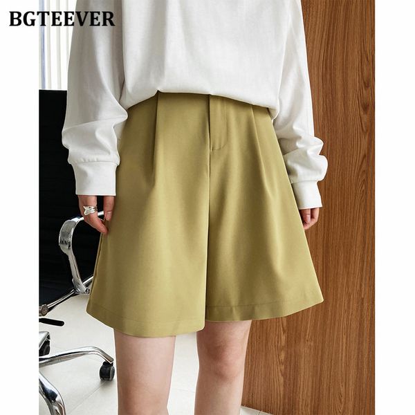 stylish chic loose high waist pockets women suits shorts 2021 summer elegant solid ladies half shorts, White;black
stylish chic loose high waist pockets women suits shorts 2021 summer elegant solid ladies half shorts, White;black