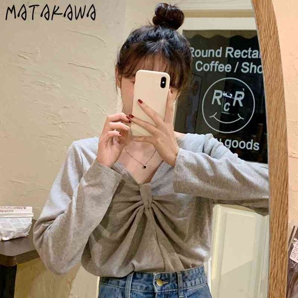 slim vneck longsleeved woman tshirts niche spring t shirt for women korean loose solid tshirt 210506, White
slim vneck longsleeved woman tshirts niche spring t shirt for women korean loose solid tshirt 210506, White