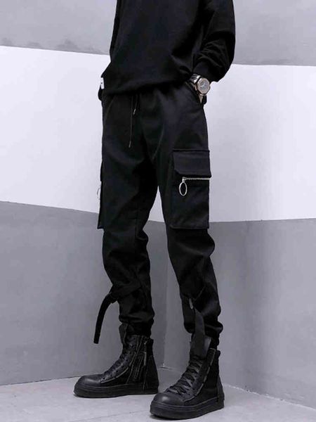 ruffian dark trend tactics loose foot binding function casual overalls men's fashion brand handsome national harlan pants, White;black
ruffian dark trend tactics loose foot binding function casual overalls men's fashion brand handsome national harlan pants, White;black