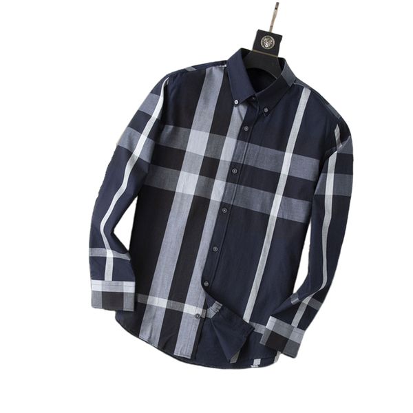 2022 designer fashion men's long sleeved shirt spring and women's plaid shirt pattern a01, White;black
2022 designer fashion men's long sleeved shirt spring and women's plaid shirt pattern a01, White;black
