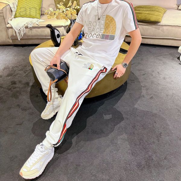men's tracksuits designer 2021 summer new large mercerized cotton drill sports leisure short sleeve suit fashion brand men's wear, Gray
men's tracksuits designer 2021 summer new large mercerized cotton drill sports leisure short sleeve suit fashion brand men's wear, Gray