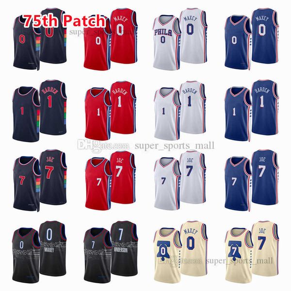 printed 75th patch city basketball jerseys 1 james 0 tyrese 7 isaiah maxey joe jersey color white red black blue mens size:xs-xxl, Black;red
printed 75th patch city basketball jerseys 1 james 0 tyrese 7 isaiah maxey joe jersey color white red black blue mens size:xs-xxl, Black;red
