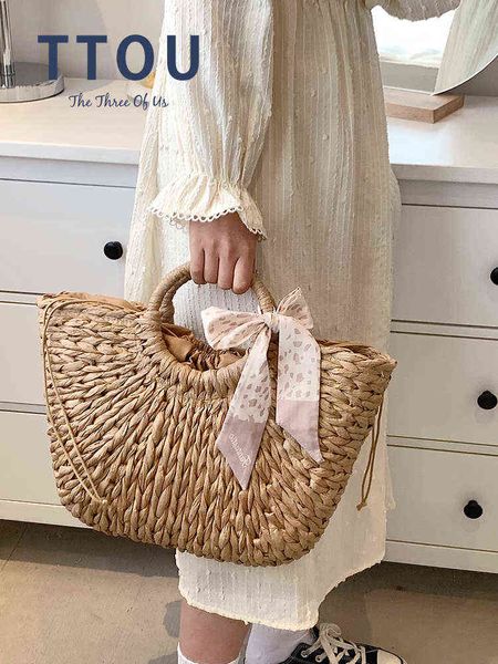 evening bag casual straw beach women tote 2022 summer fashion luxury designer handbag retro simple large capacity female shoulder 0623
evening bag casual straw beach women tote 2022 summer fashion luxury designer handbag retro simple large capacity female shoulder 0623