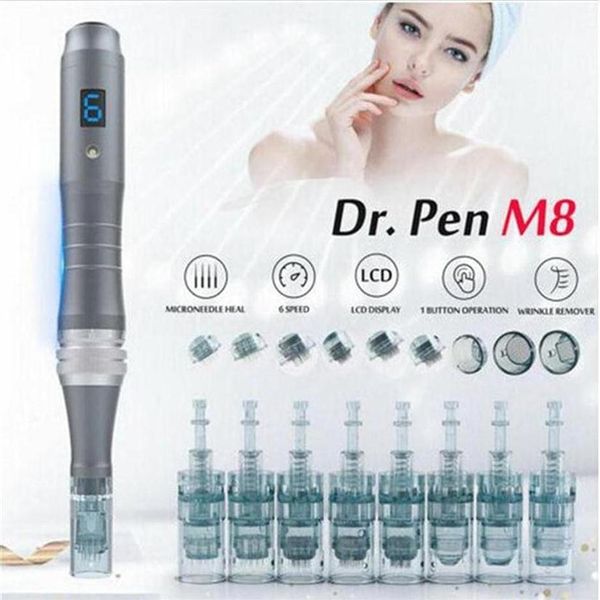 2021 dr. pen m8-w 6 speed dermapen microneedle skin care anti-aging scar removal derma roller microneedling needle cartridges dhl250g
2021 dr. pen m8-w 6 speed dermapen microneedle skin care anti-aging scar removal derma roller microneedling needle cartridges dhl250g