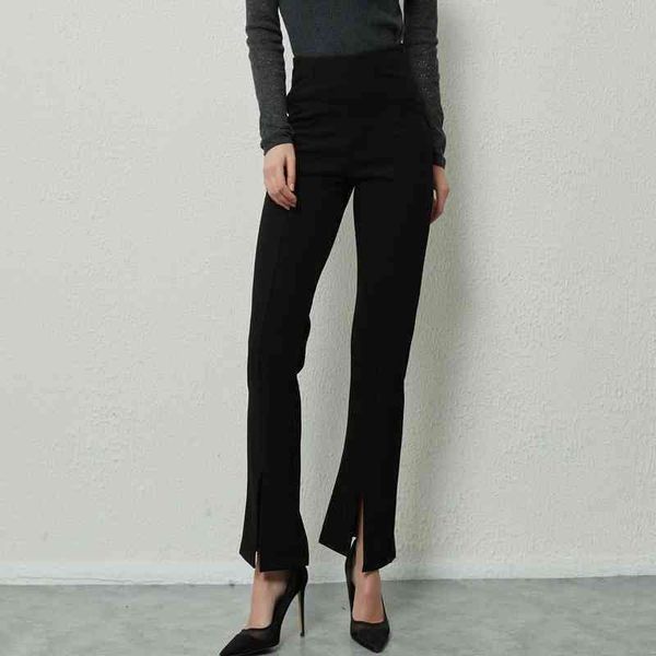 zhisilao high waist flare pants women elegant office lady black trousers mujer split fork ankle-length spring 2022 221225, Black;white
zhisilao high waist flare pants women elegant office lady black trousers mujer split fork ankle-length spring 2022 221225, Black;white