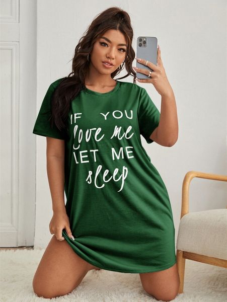 plus slogan graphic night dress i1hz#, Black;white
plus slogan graphic night dress i1hz#, Black;white