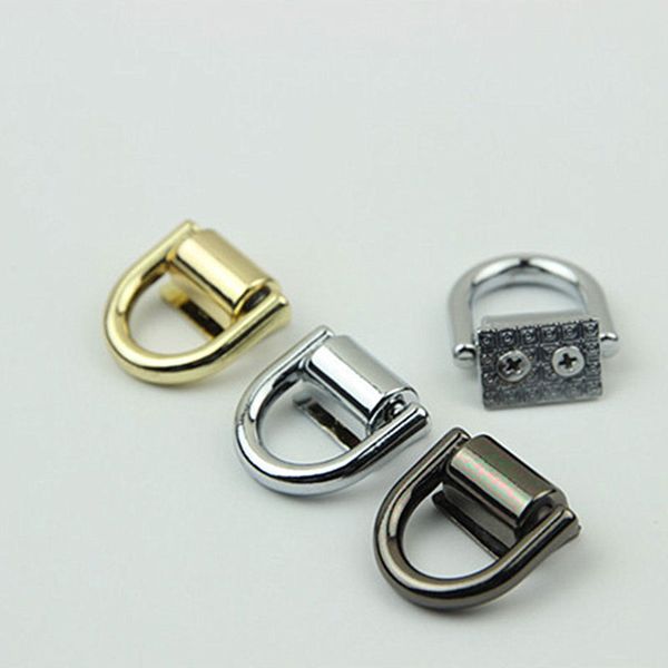 2pcs d ring bag side clip buckles screw handbag chain handles connector bag strap belt hanger diy hardware bag accessories, Black
2pcs d ring bag side clip buckles screw handbag chain handles connector bag strap belt hanger diy hardware bag accessories, Black