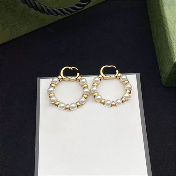 brand designer stud charm earrings pierced fashion double g letter gold simple classic luxury vintage pearl women earring jewelry wholesale, Golden
brand designer stud charm earrings pierced fashion double g letter gold simple classic luxury vintage pearl women earring jewelry wholesale, Golden