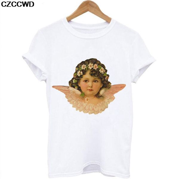 cute angel baby korean t shirt t-shirts clothing women oversized letter print fun harajuku o-neck loose 24zs3s, White
cute angel baby korean t shirt t-shirts clothing women oversized letter print fun harajuku o-neck loose 24zs3s, White